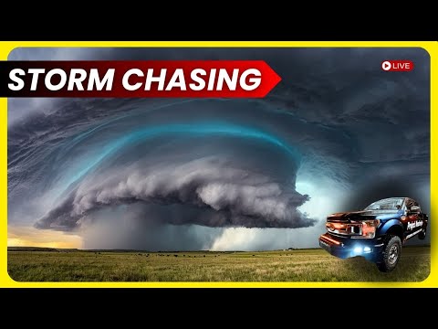 🔴LIVE Storm Chasing: Beach Severe Weather Adventure? (maybe)