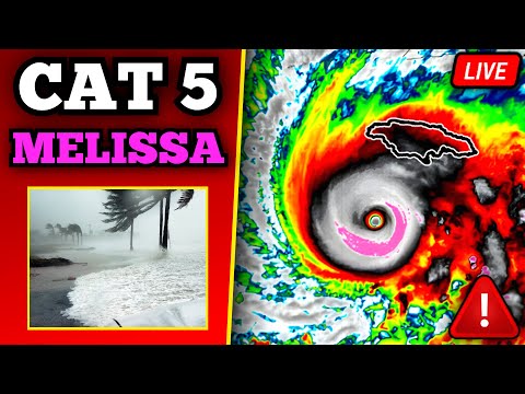 🔴 BREAKING Hurricane Melissa Coverage – 175+ MPH Category 5 – With Live Storm Chasers